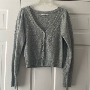 Abercrombie puff sleeve sweater